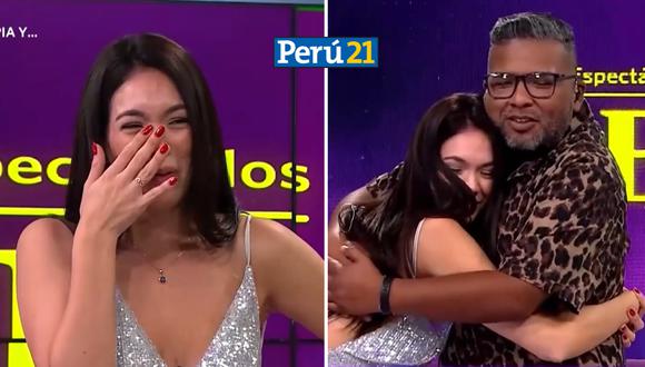 Jazmín Pinedo llora por salida de ‘Choca’ en ‘Más Espectáculos’: “Eres un ser humano maravilloso”