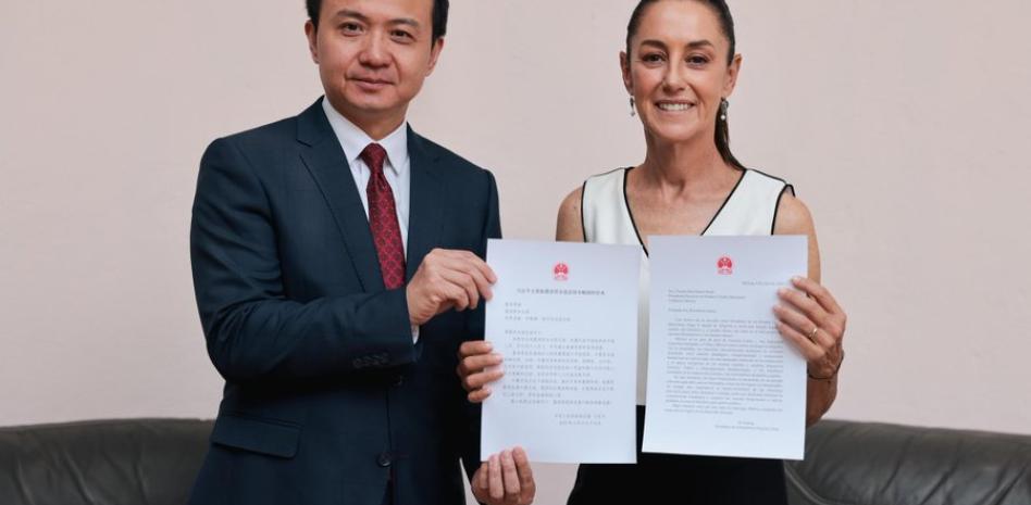 El presidente de China felicita por carta a Claudia Sheinbaum